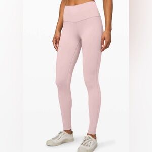 Lululemon | Wunder Under Leggings | 28 | Full-On Luxtreme | Smoky Blush | Size 6